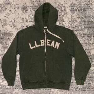 Vintage L.L. Bean Spellout Zip Up Sweater
